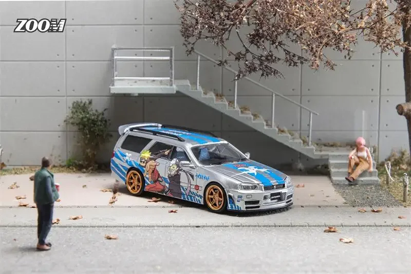 Model Kit R34 - ZOOM 1:64 R34 Stagea WC34 260RS