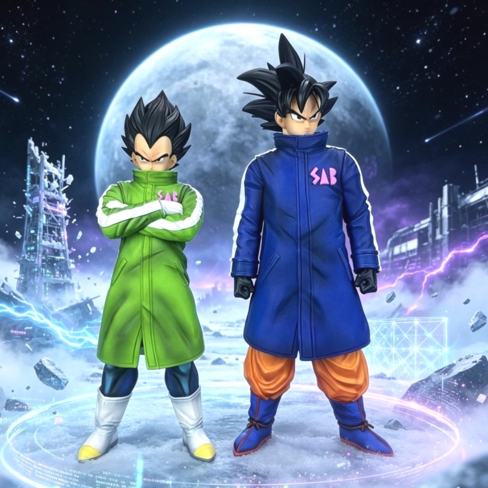Model Kit Vegito - 29-30cm Anime Figure Snowsuit Goku Vegeta