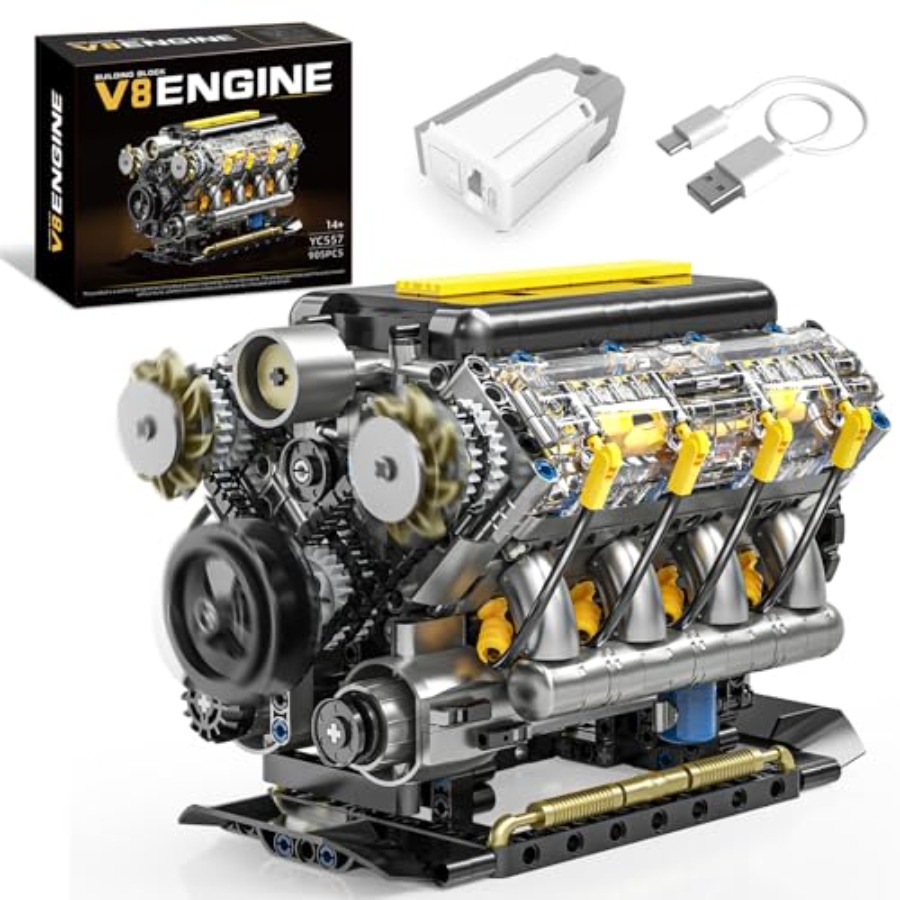 V8 Engine Model Kit that Runs, - Model Kit Engine V8 review and price