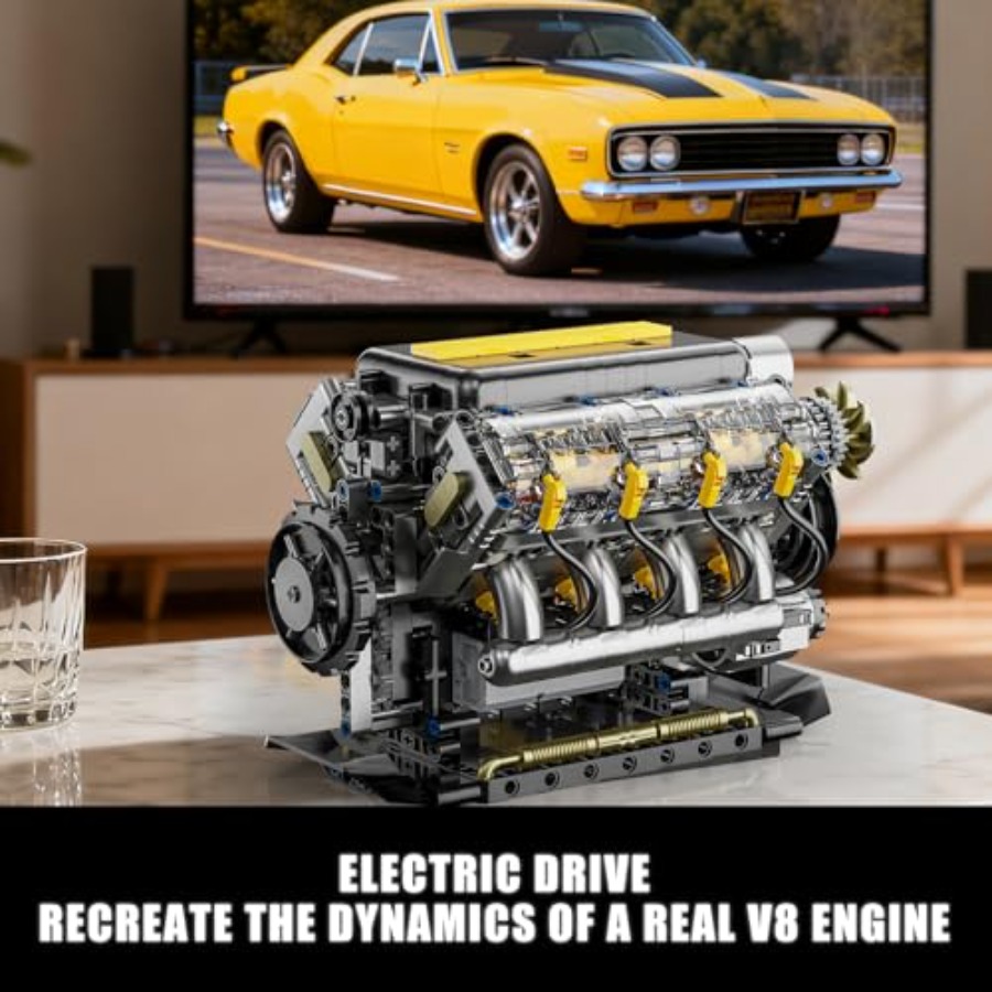 V8 Engine Model Kit that Runs, - Model Kit Engine V8 review and price