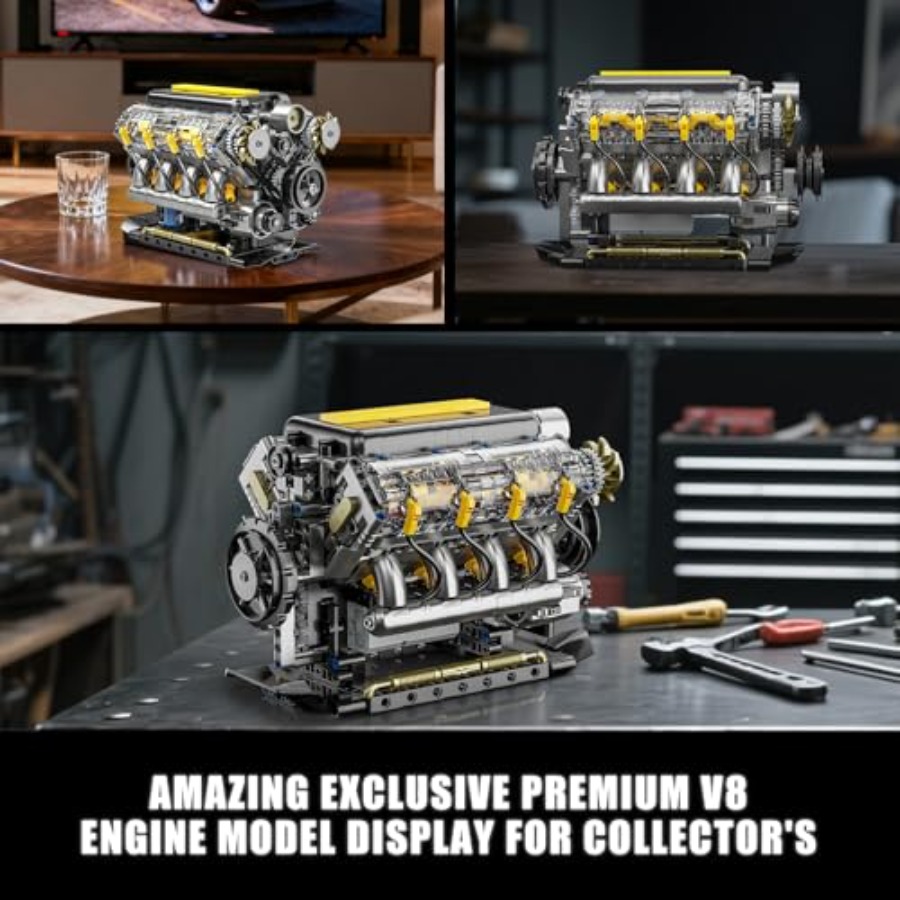 V8 Engine Model Kit that Runs, - Model Kit Engine V8 review and price