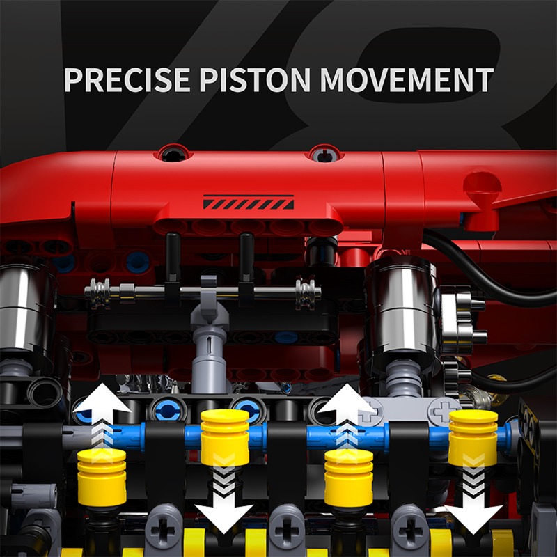 T5011 V8 Turbo Engine Model El - Model Kit Engine V8 review and price