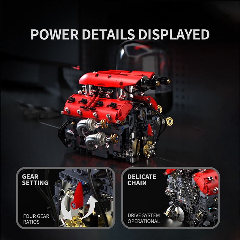 T5011 V8 Turbo Engine Model El - Model Kit Engine V8 review and price