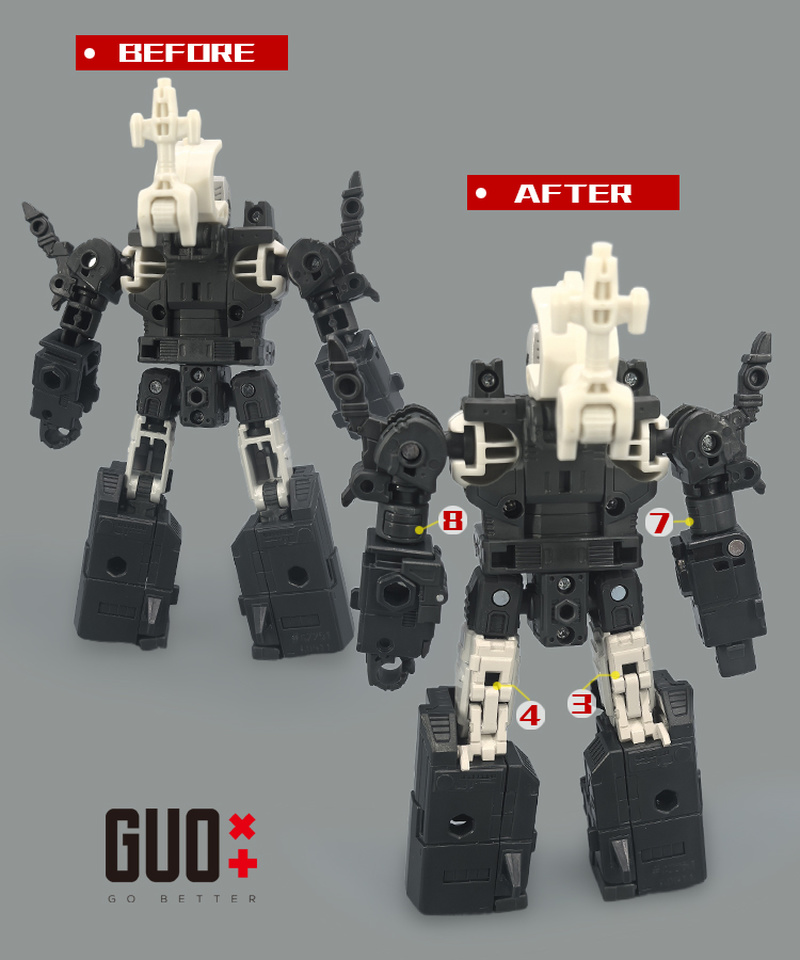Guo Studio Upgrade Kit For SS8 - Model Kit Studio review and price