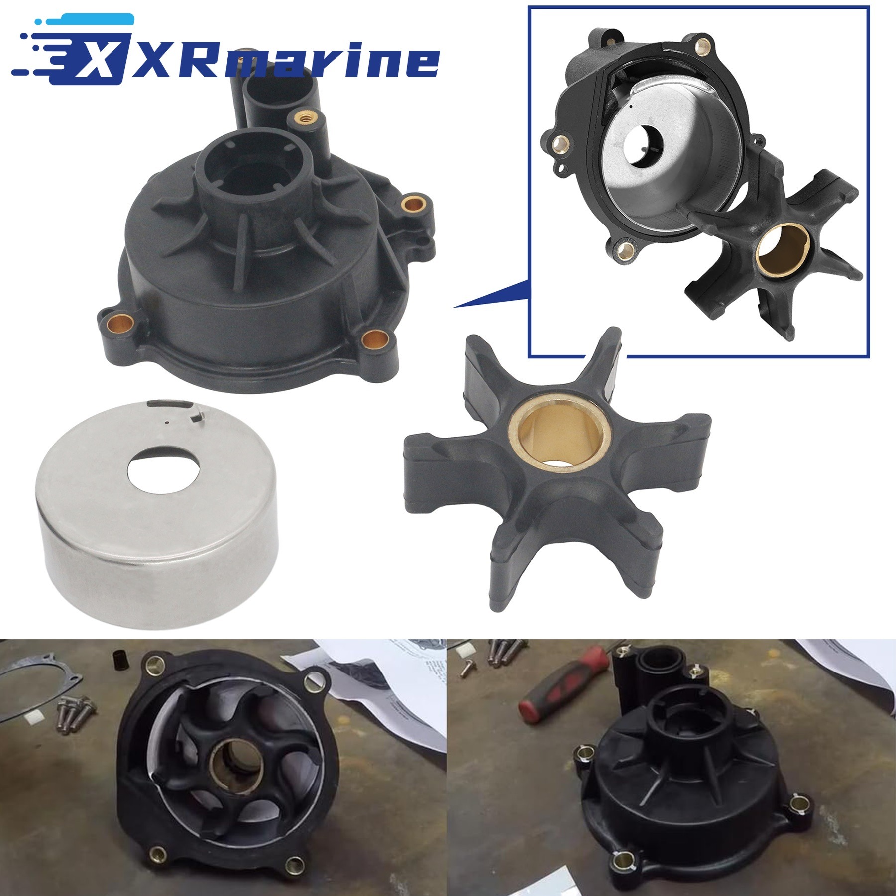 5001595 Water Pump Impeller Re - Model Kit Engine V8 review and price