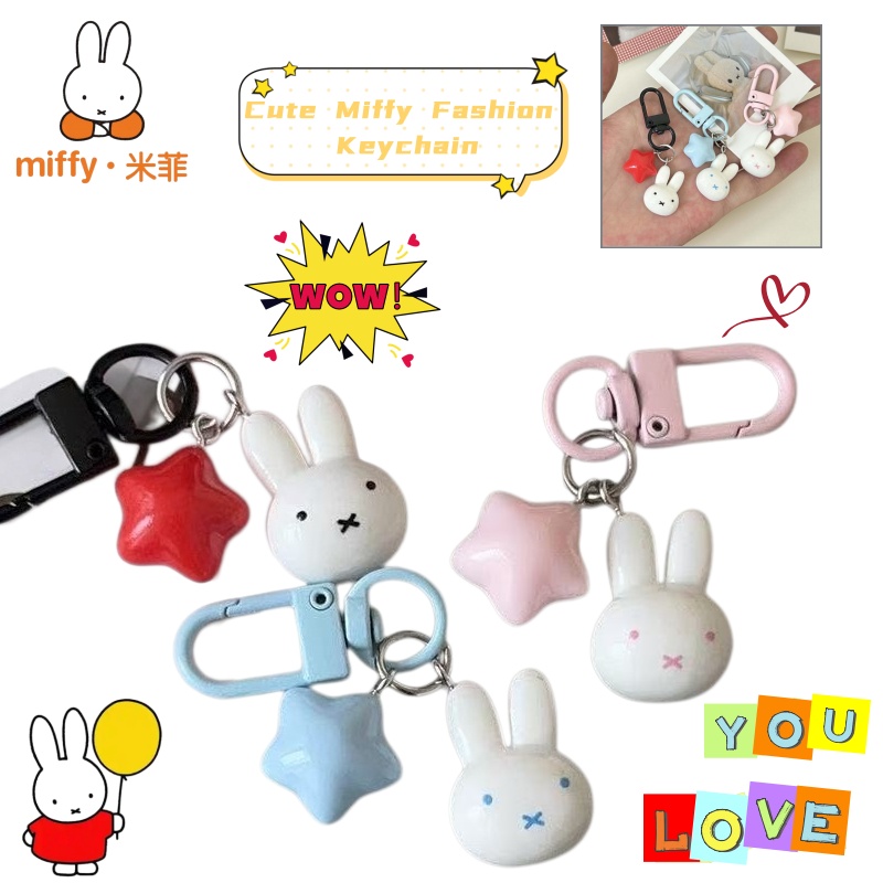 Kawaii Miffy Keychain Cute Rab - Model Kit Cars review and price