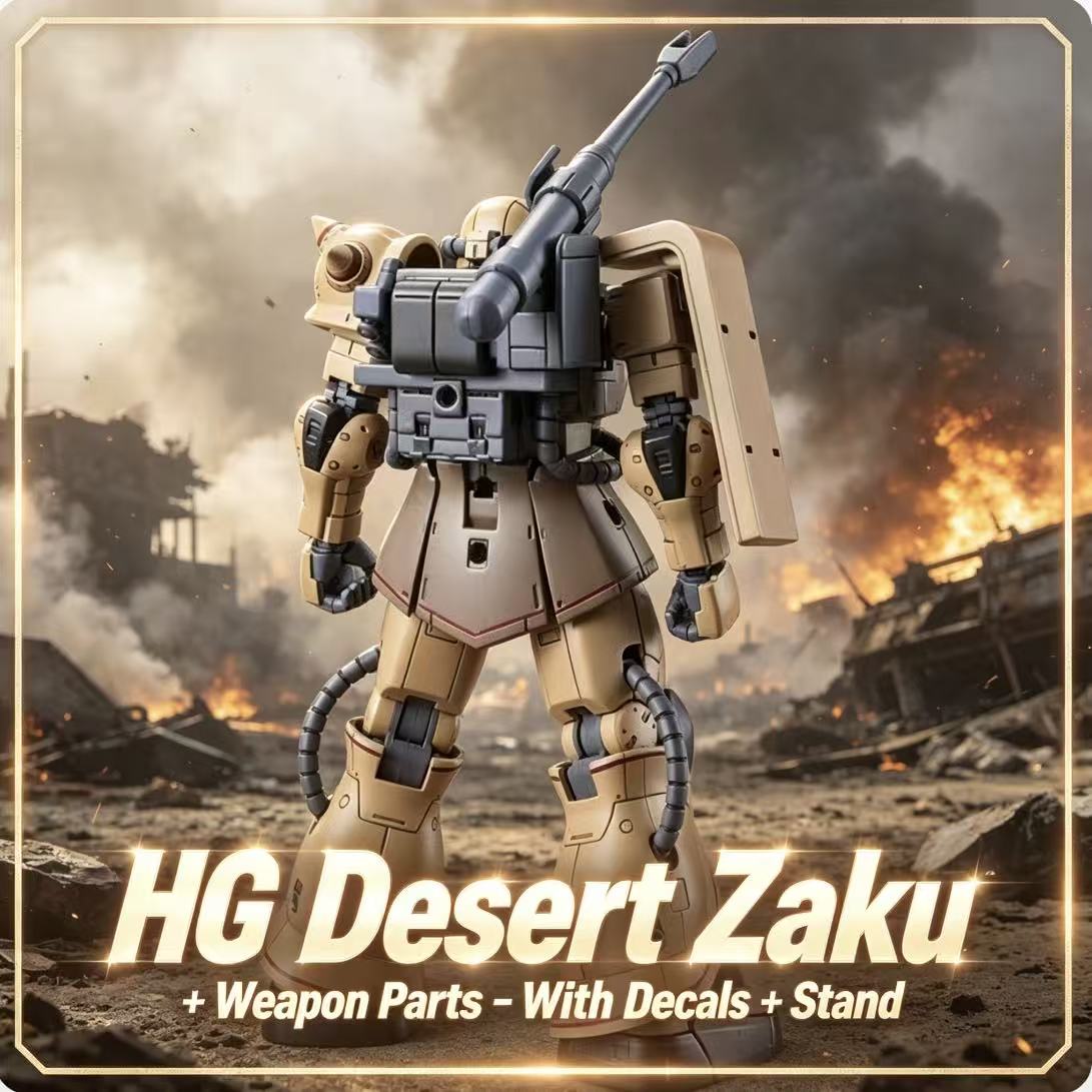 019HG Desert Color Zaku Assemb - Model Kit Escaflowne review and price
